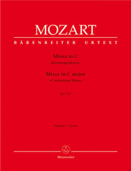 Missa in C Major K.317 Coronation Mass SATB Full Score cover Thumbnail